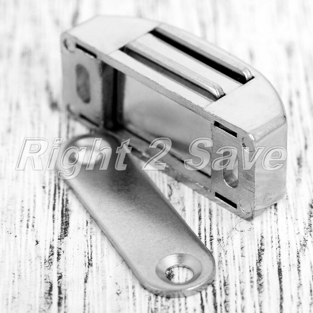 2pcs Magnetic Door Catch Cabinet Cupboard Wardrobe Furniture Hardware With Screw