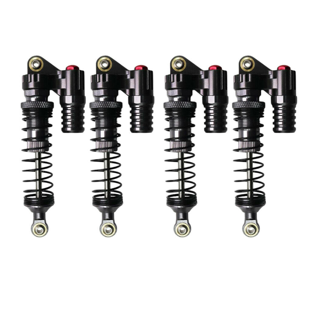 4pcs Shock Absorbers for 1/10 RC Rock Crawler Buggy Truck SCX10 D90 CC01 Accs
