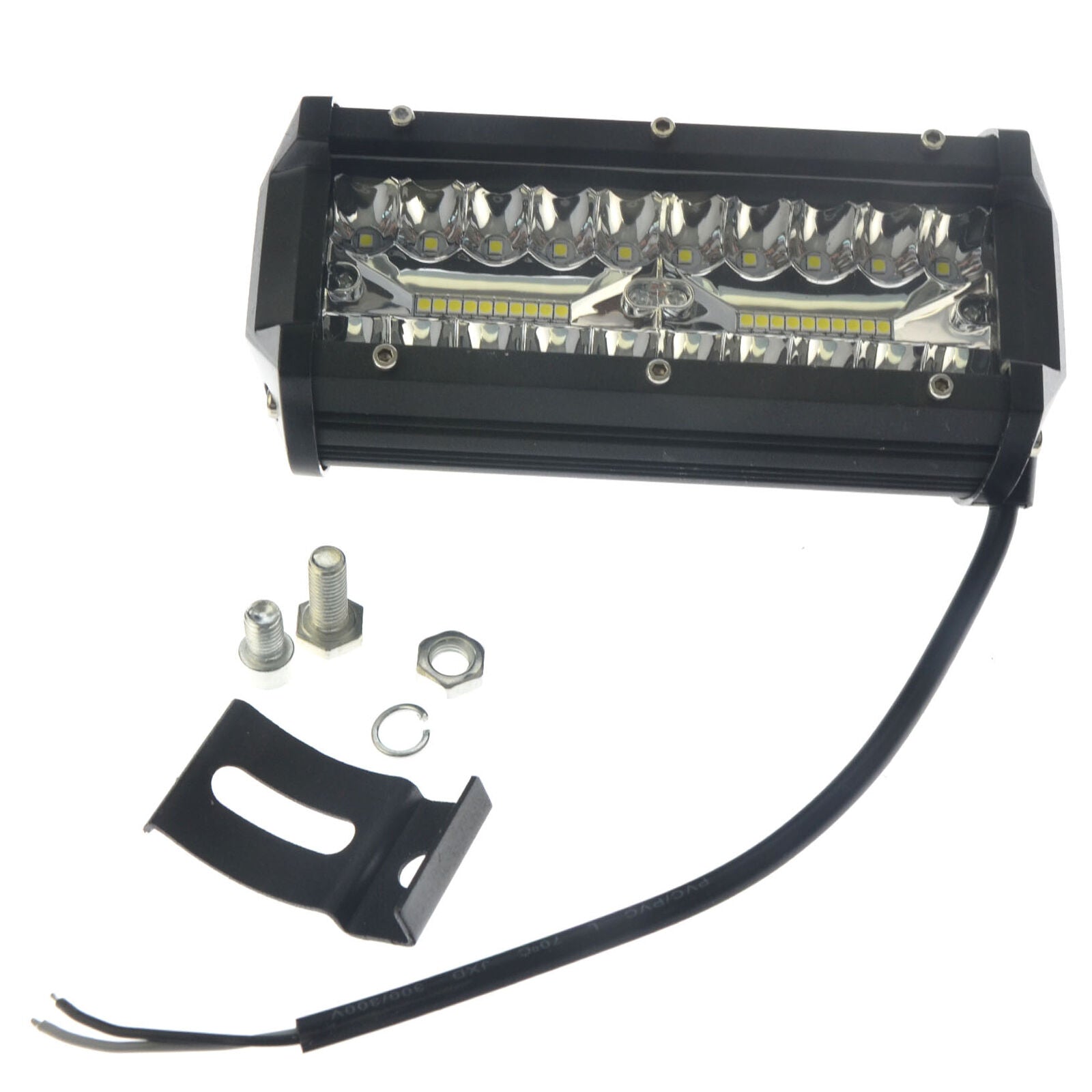 2x 400W 7''Car LED Work Light Bar Spot Flood Beams Combo For Off-road SUV Truck