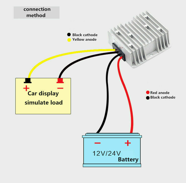 8-40V to 12V 72W Car Power Supply Regulator Automatic Voltage Stabilizer Convert