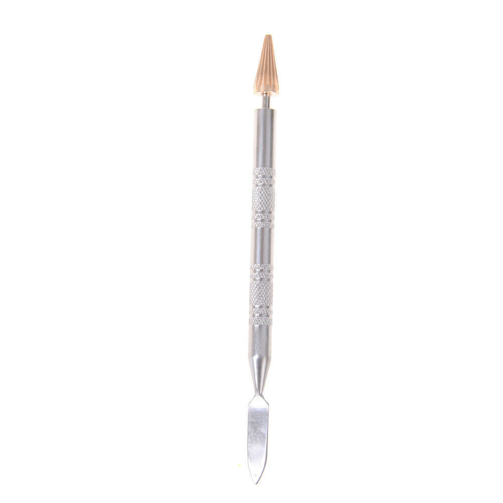Brass Top Edge Dye Roller Oil Pen Applicator Belt Finisher Leather Diy Craft DD