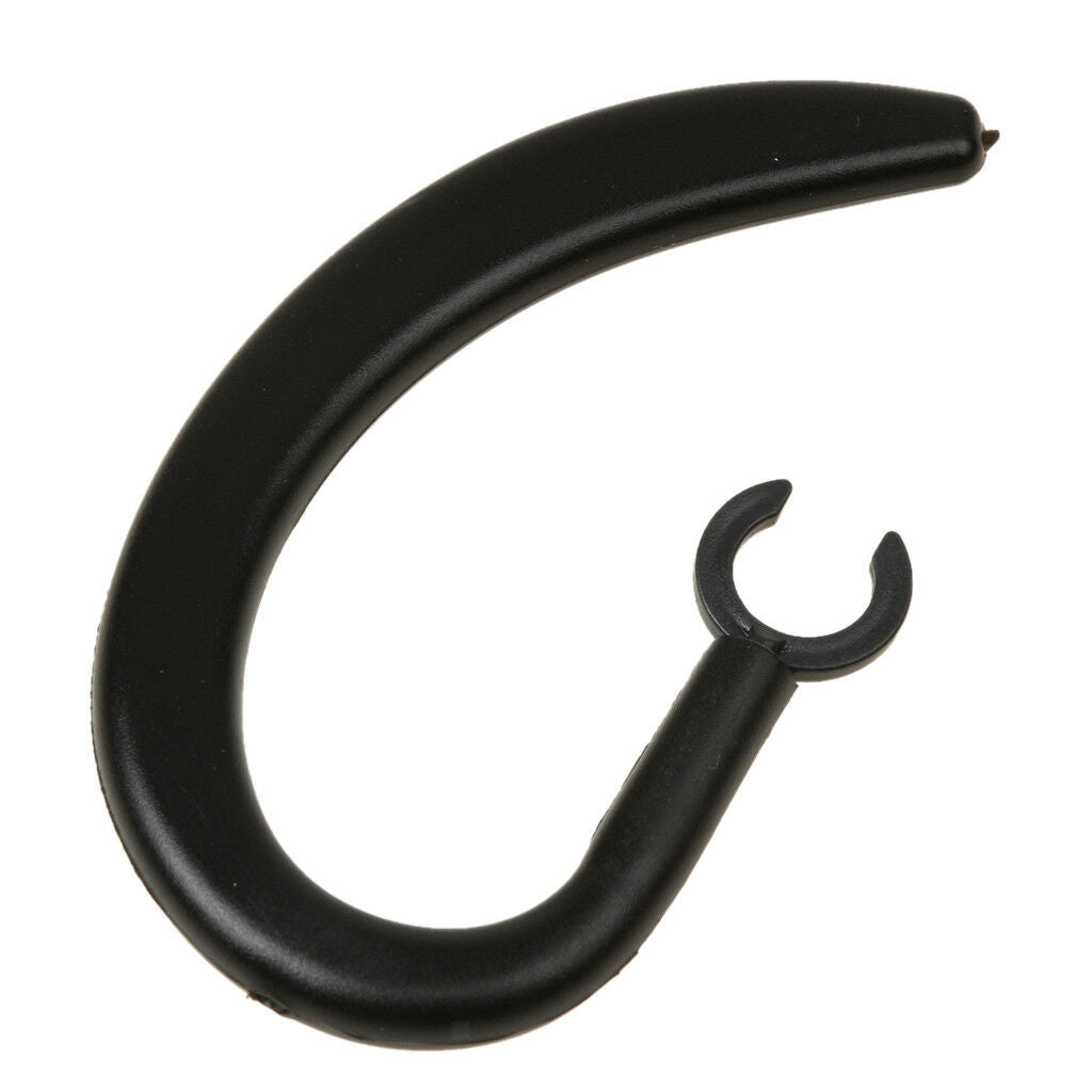 6 Pieces Universal Small Clamp Bluetooth Spare Ear Hook Loop Clip Black