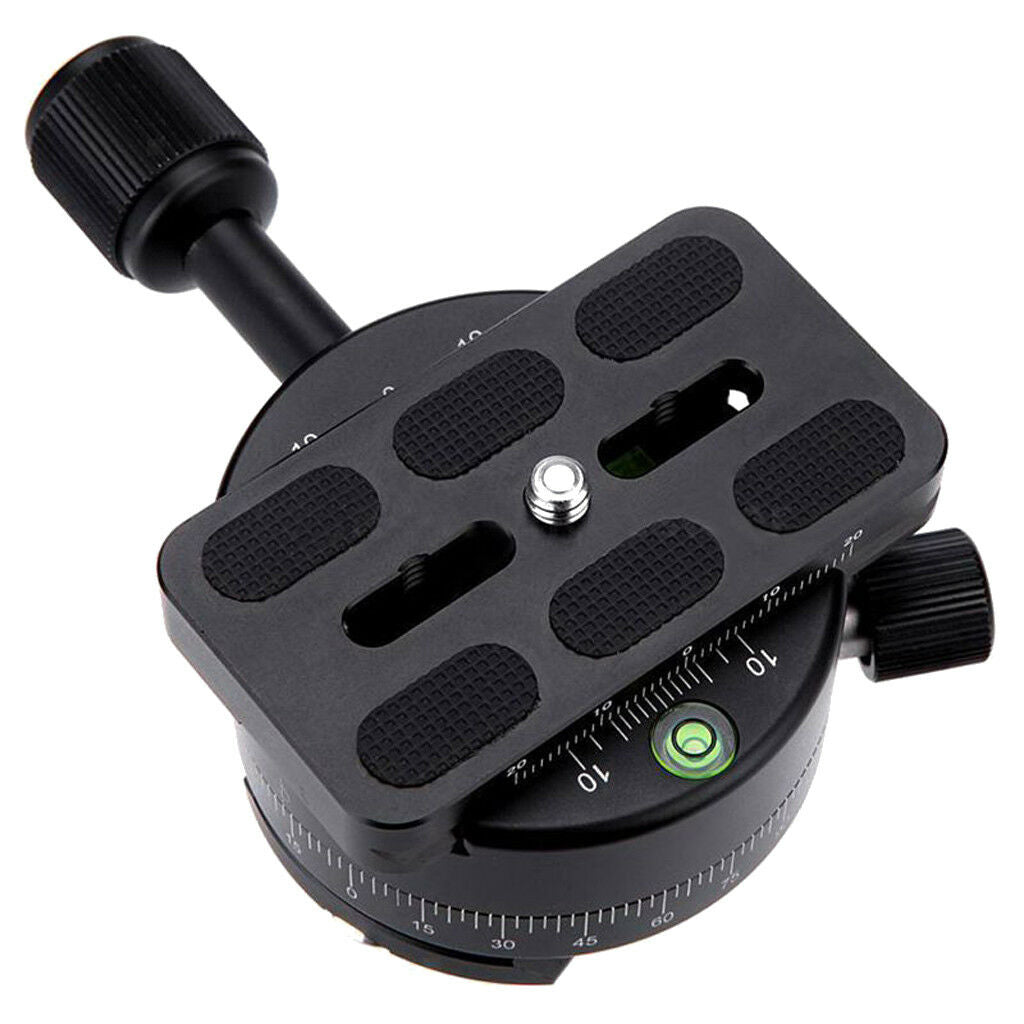Panoramic Gimbal Tripod Ball Head with 3/8" Quick Release Plate for Tripod