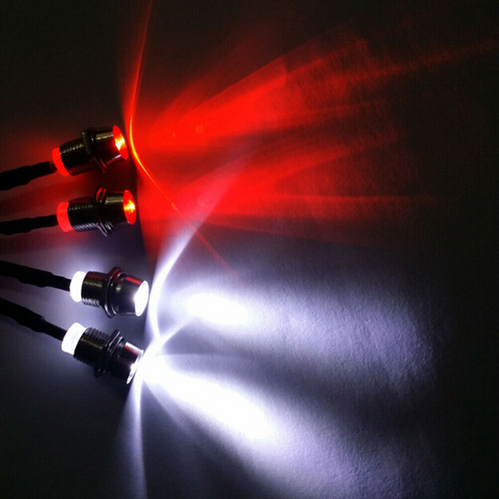 4 LED 5mm White Color Red Color LED Light Set for HSP RC CarsJ ouJC.l8