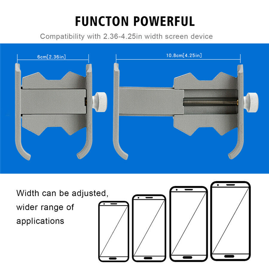 Motorcycle double anti-theft lock mobile phone bracket 360Â° rotating bracket