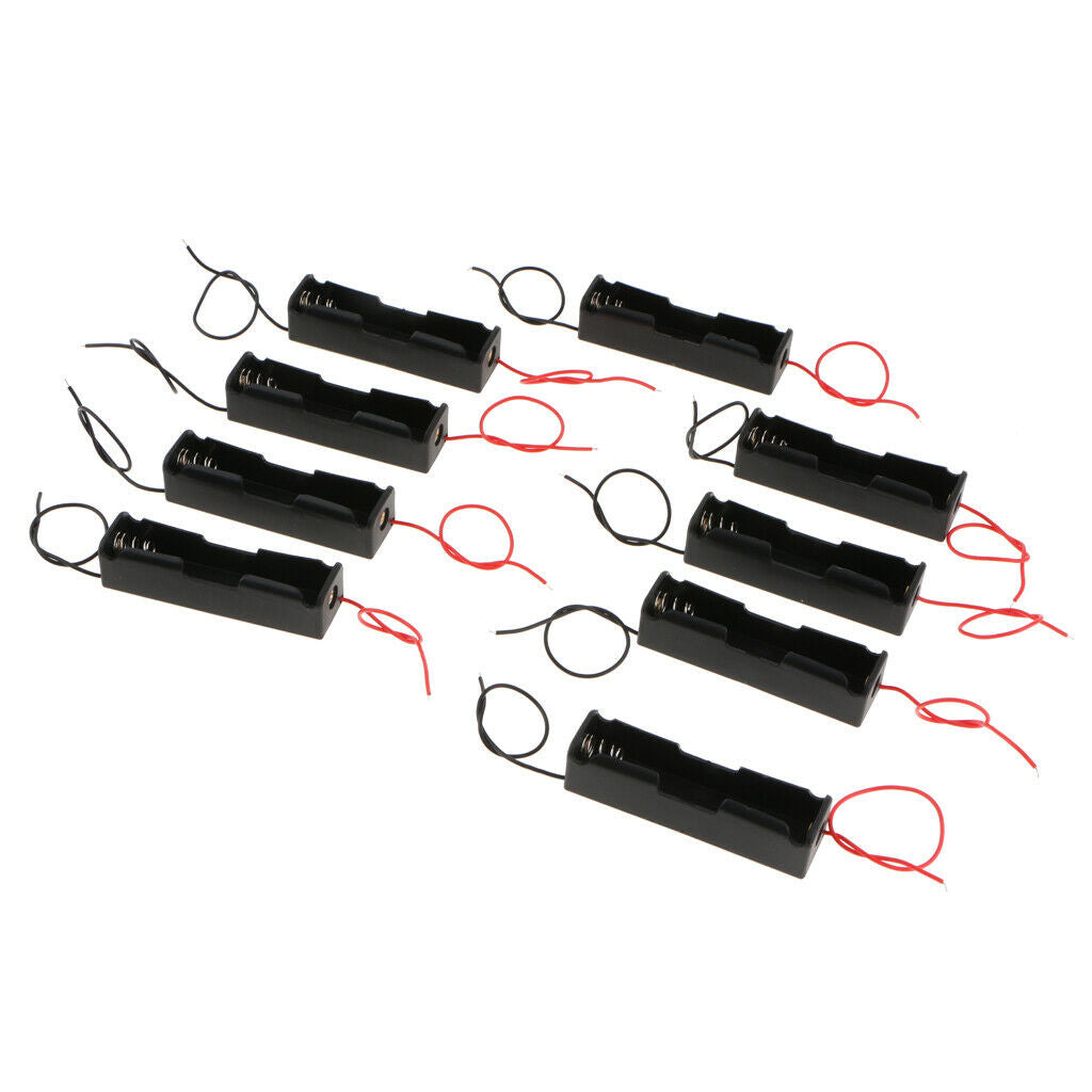 Lot 9 Pcs Portable Battery Case Cover Holder Storage Box for 18650 Batteries