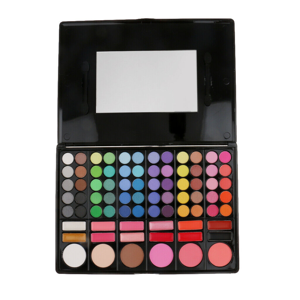 Profi Lidschatten Palette Eyeshadow Make up Palette mit Spiegel 78 Farben-