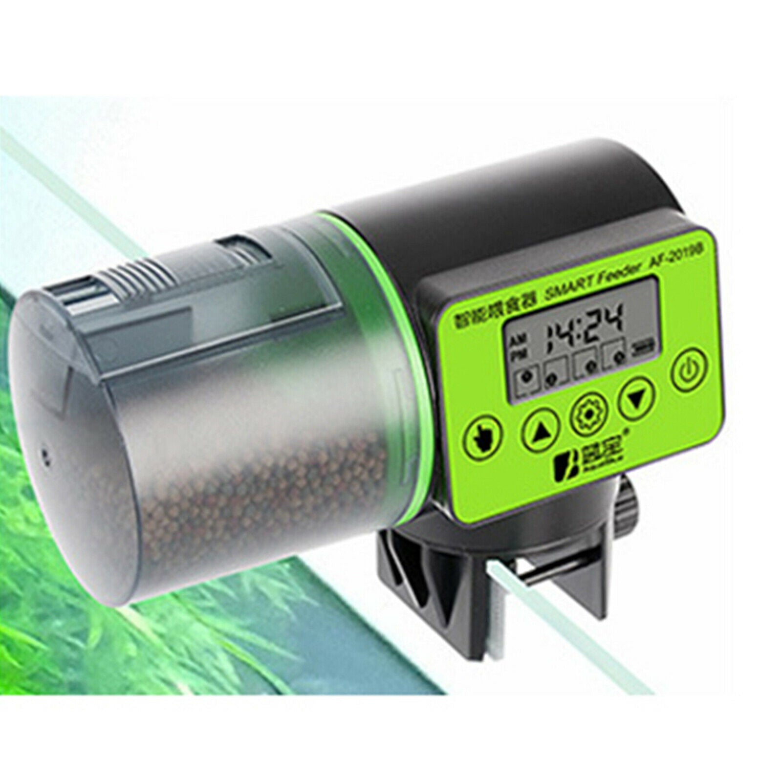 Automatic Fish Feeder 200ml Smart Timer Fish Food Dispenser Auto Feeding