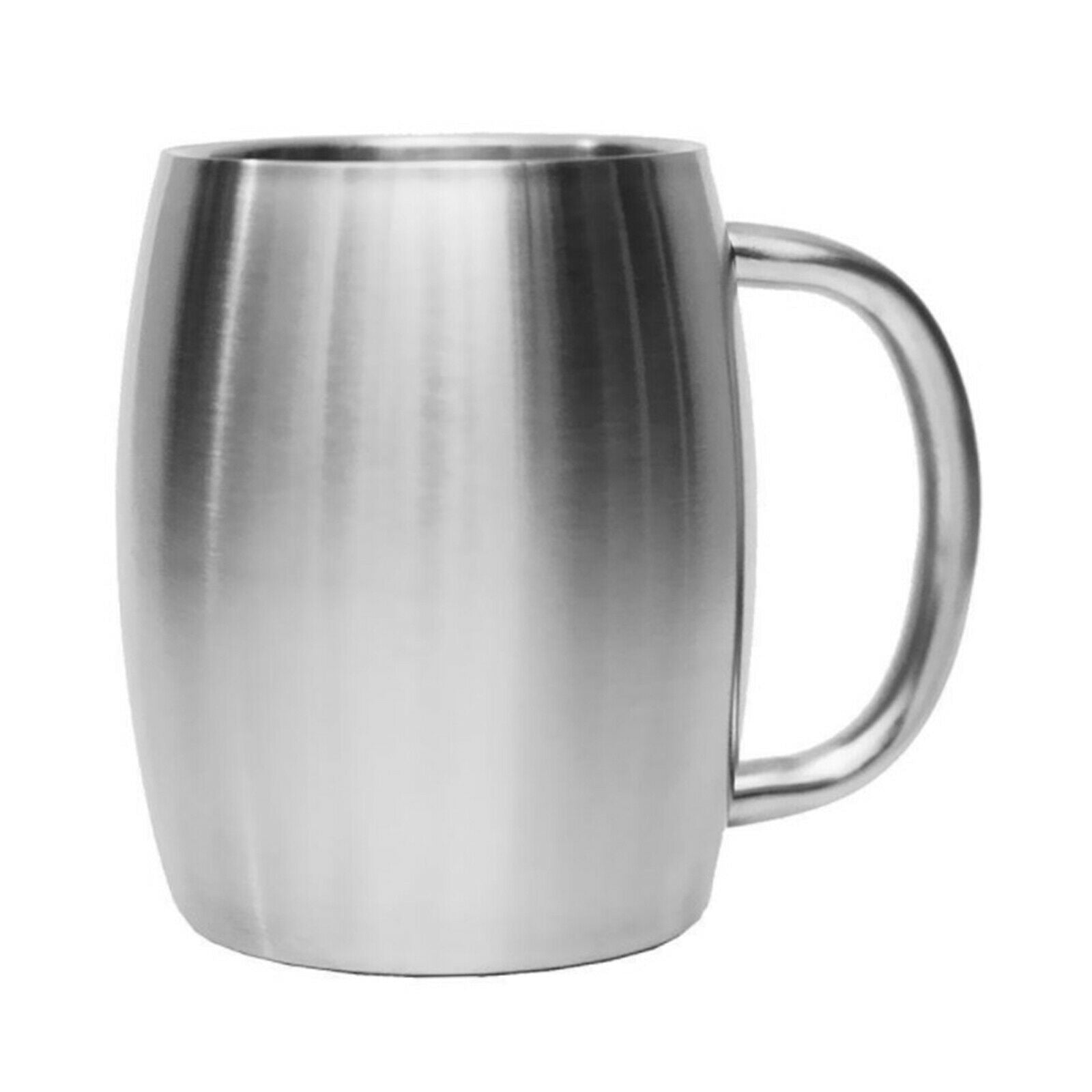 Camping Stainless Steel Coffee Mug Double Wall Insulated Tea Cup Spillproof