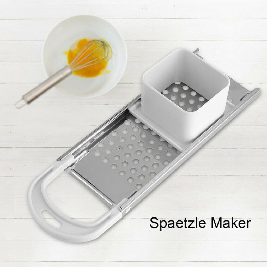 New Stainless Steel Noodle Pasta Planer Spaetzle Maker Kitchen Grater, with