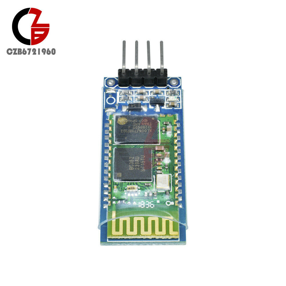 5PCS HC-06 Wireless Serial 4 Pin Bluetooth RF Transceiver Module With backplane