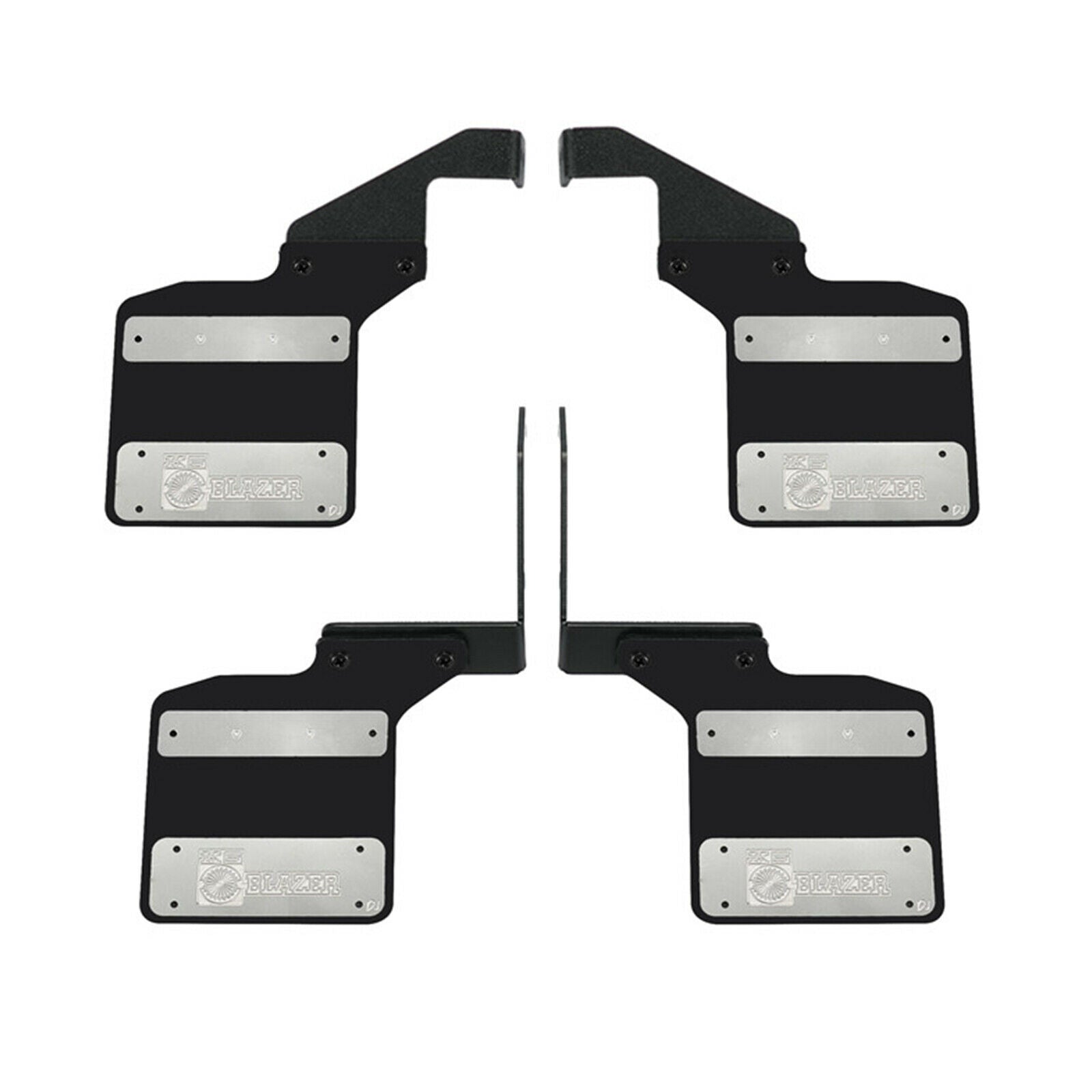 Rubber Mudguard Mud Fender with Metal Stand for TRX-4 Chevrolet BLAZER K5 RC Car