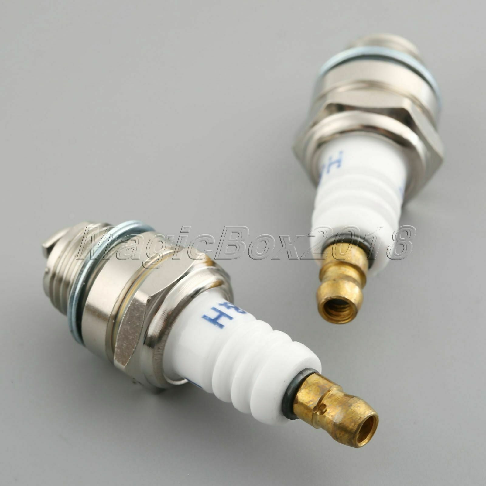 2x Grass Trimmer L7T Spark Plug 2 Stroke Brush Cutter Strimmer Parts Replacement