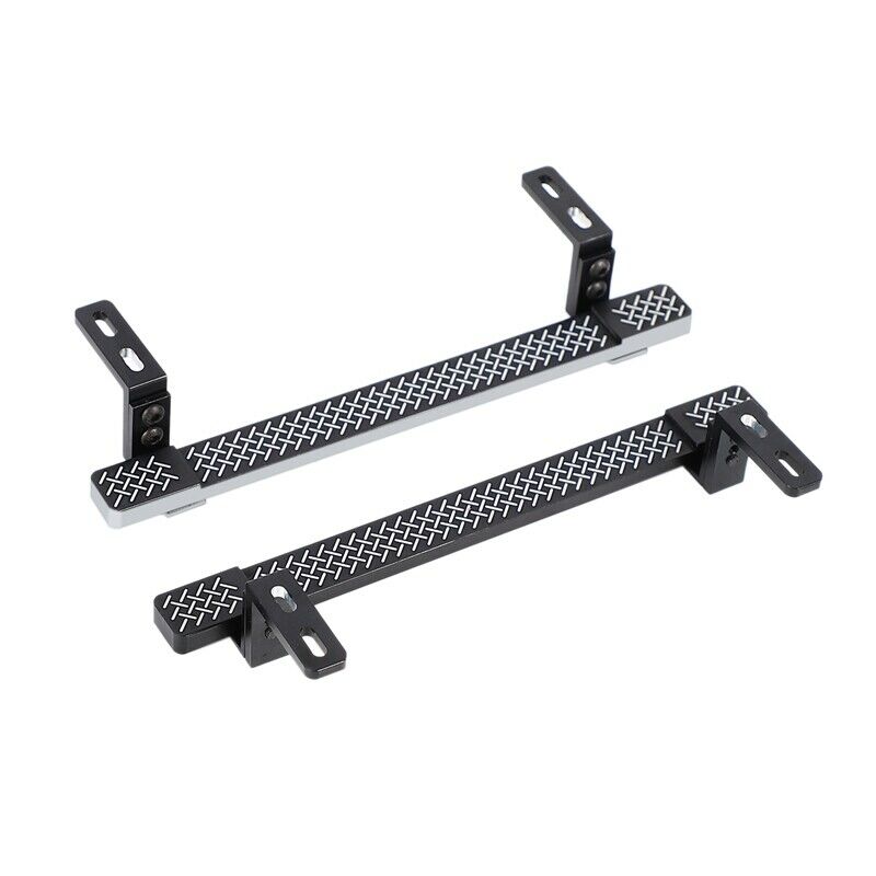 2X(1/10 RC Cler Aluminum Alloy Side Step Rock Rail for Traxxas -4 X9N6)