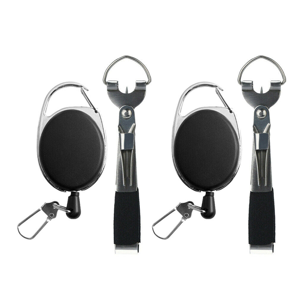 2Pcs Knot Fishing Line Nipper Cutter Clipper Quick Nail Knot Fishing Tackle