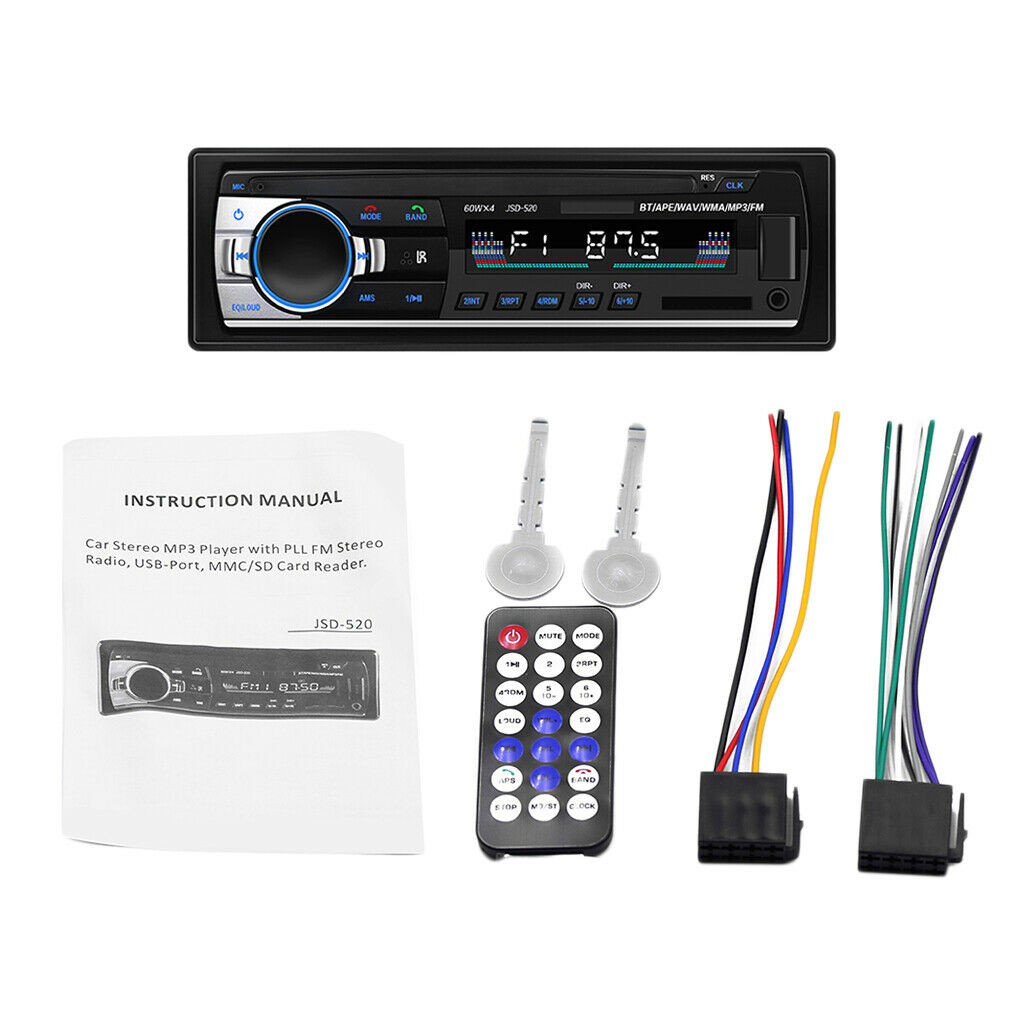 Bluetooth Car MP3 Player Device Bluetooth AUX USB TF Broadcast Handsfree Call