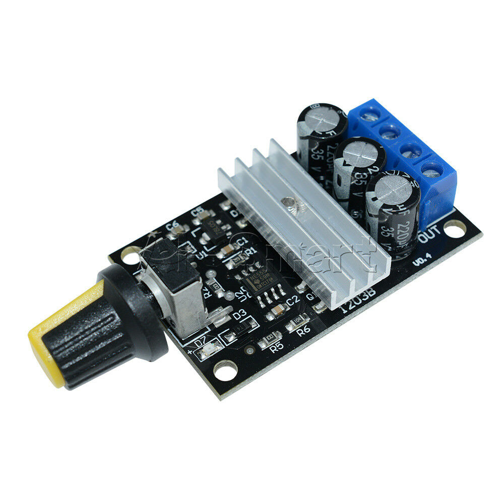 DC 6V - 28V 3A PWM Motor Speed Varible Regulator Controller Switch