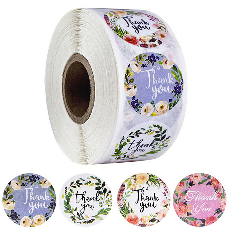 500Pcs Thank You Stickers Seal Labels Scrapbooking Decoration Stationery .l8