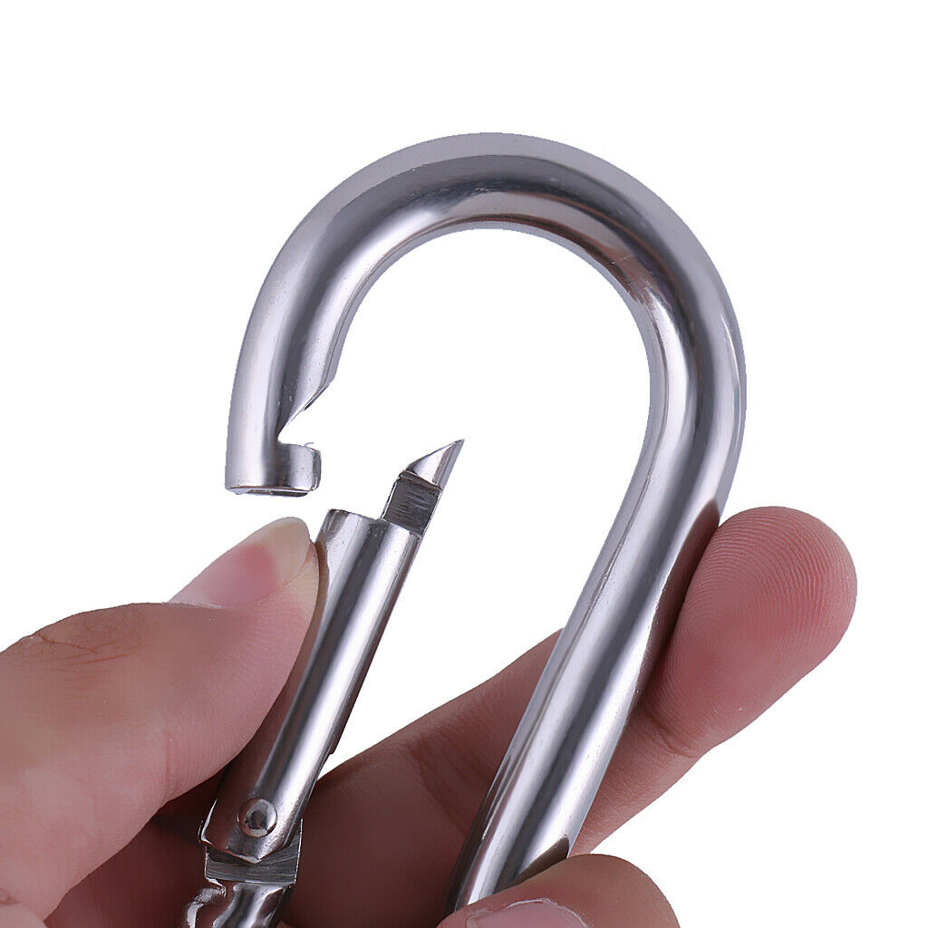 Camping Climbing 304 Stainless Carabiner Quick