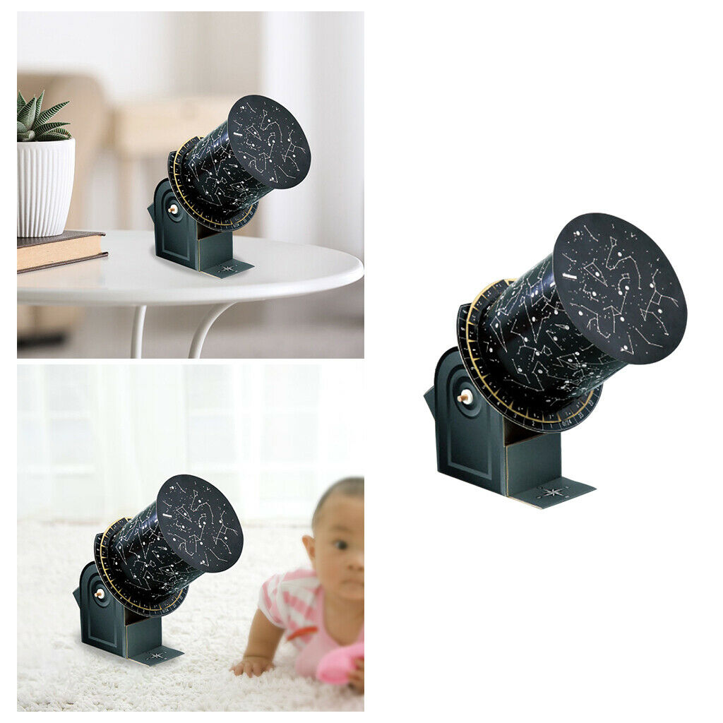 Paper Constellation Projector Science Exploration Kids Educational Toys Black