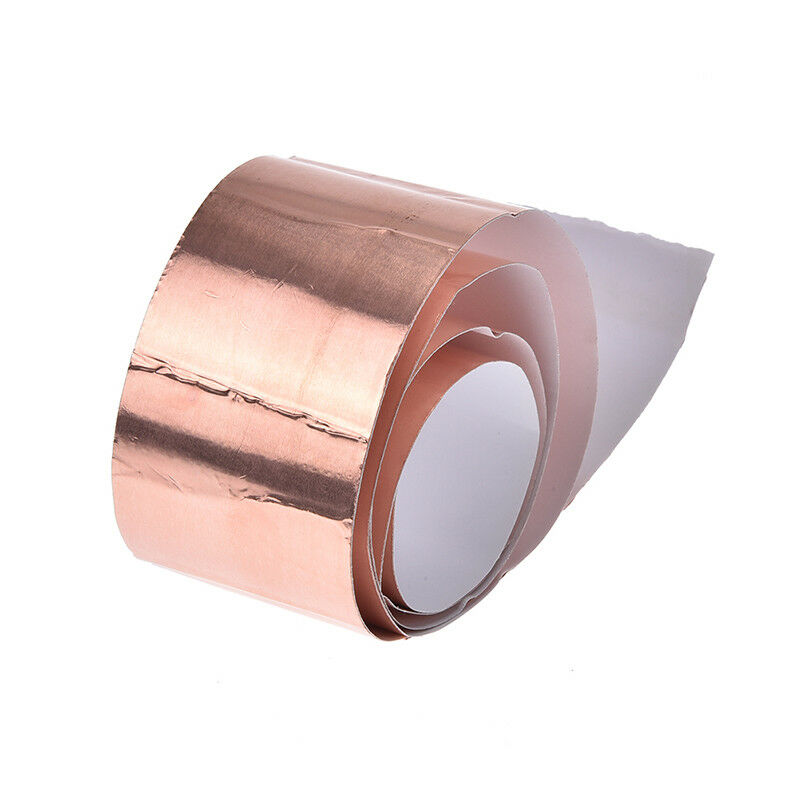 5cm*1m copper foil shielding tape 1-side conductive adhesive guitar access.l8