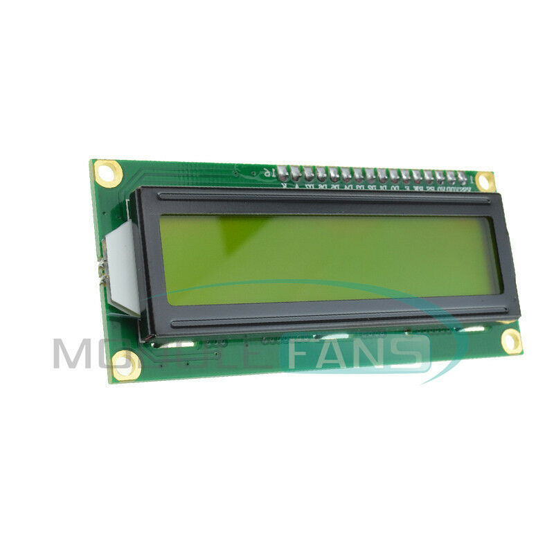 10PCS IIC/I2C/TWI/SPI Serial Interface1602 16X2 LCD Module Display Yellow MF