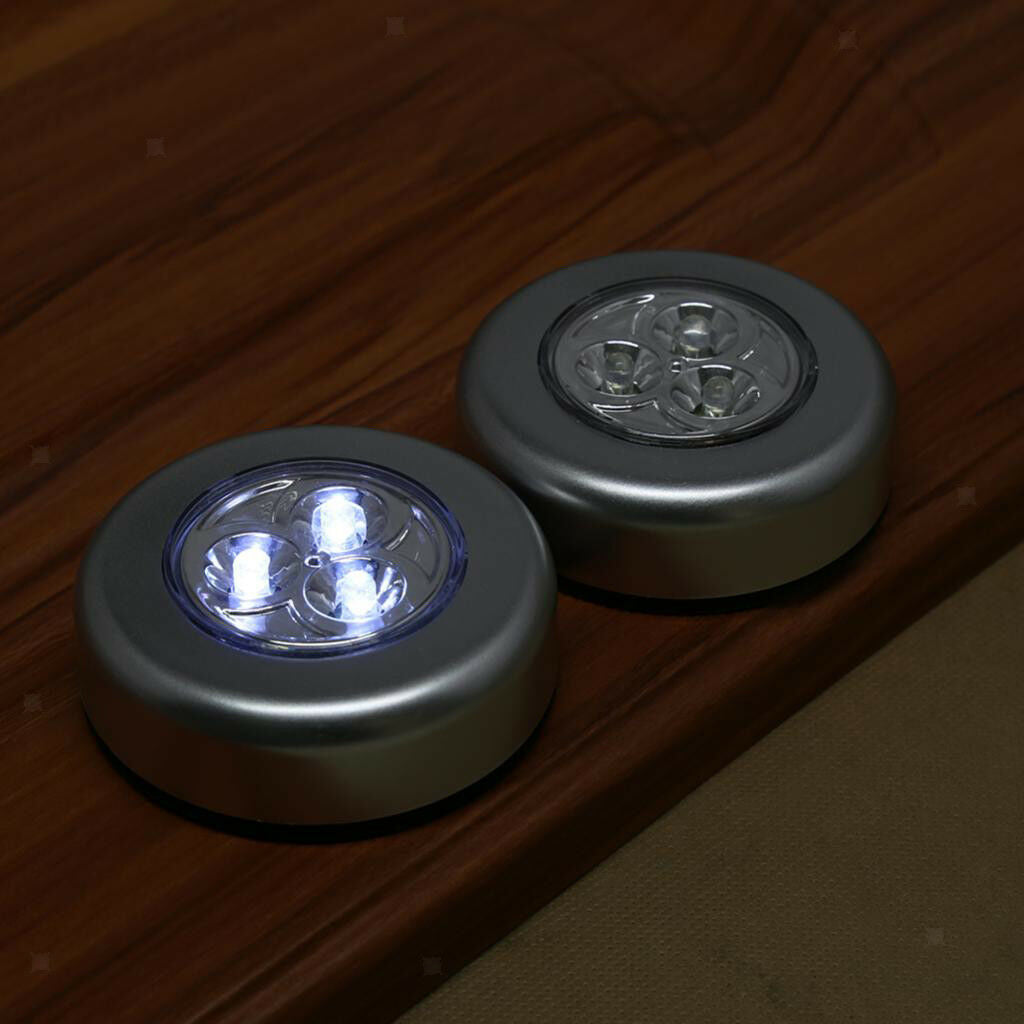4Pieces LED Battery- Wireless Night Light For Cabinet Wardrobe Drawer