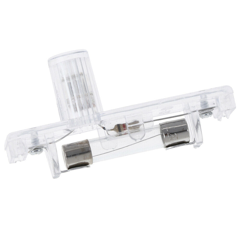 FS101 10a 6*30mm fuse socket with indicator light din rail mounted fuse .l8