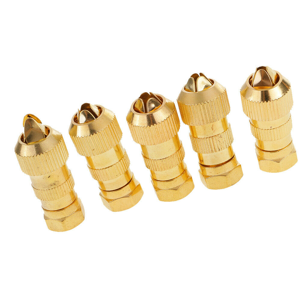 5Pcs F Type Male Plug Connector for RG6 & RG59 TV Antenna Coaxial Cable