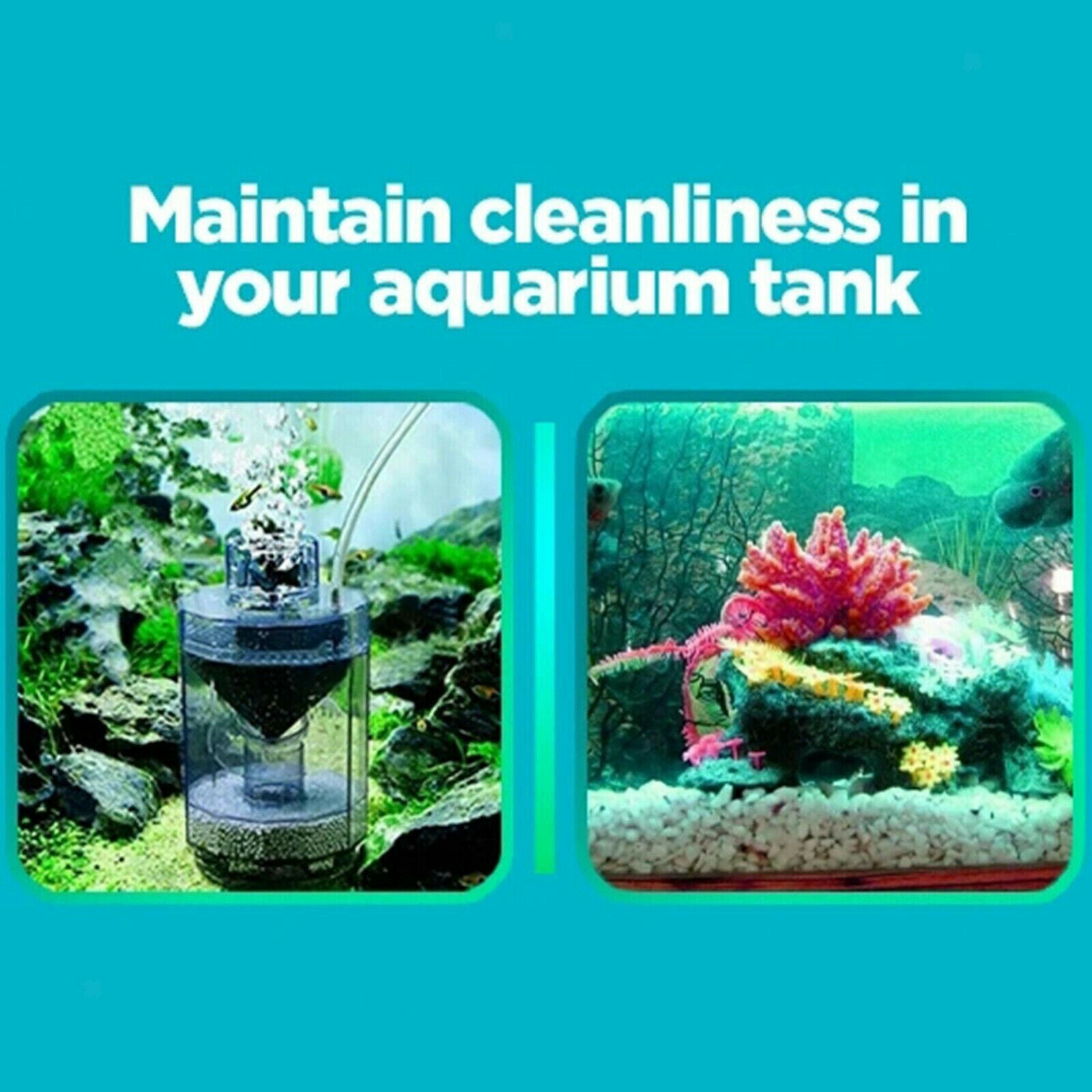 Fish Stool Suction Collector Automatic Waste Remover Filter Cleaning Tool