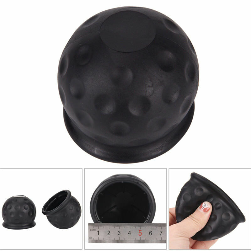 Tow Bar Ball Cover Cap Car Towing Hitch Caravan Trailer Towball Protect RubberDD