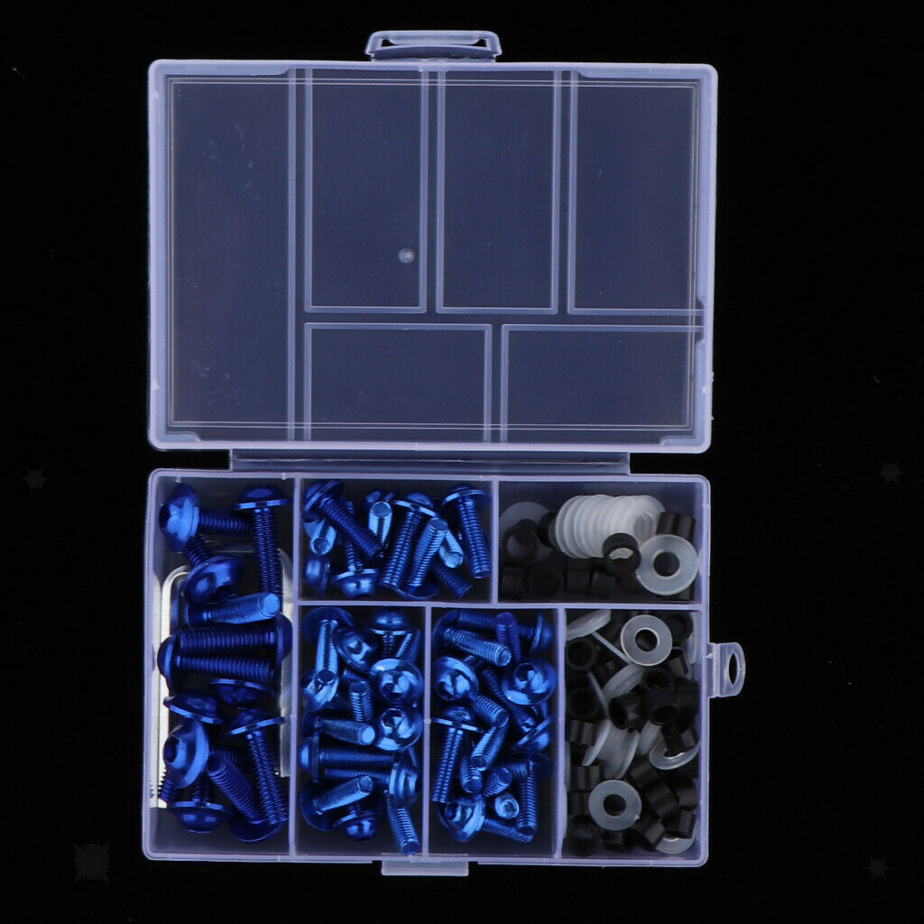 158   Pcs   Motorcycle   Complete   Fairing   Bolt   Kit   Fastener   Clips