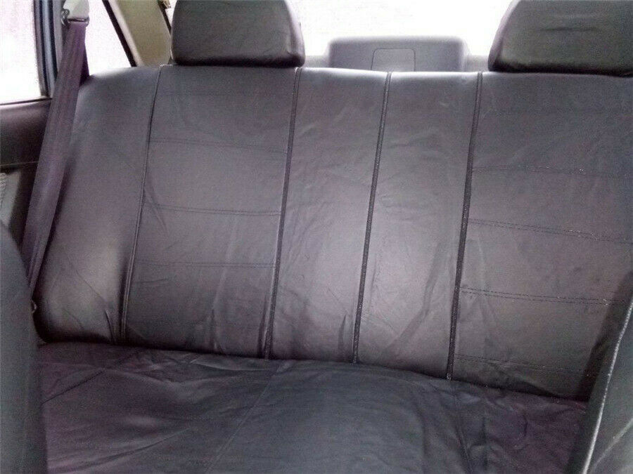 1Set Breathable PU Leather Car Seat Covers Compatible for All Car SUV