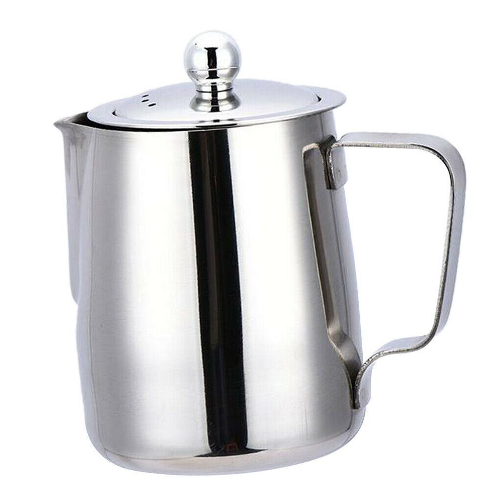 Stainless Steel Teapot Loose Tea Leaf Infuser Tea Pot Coffee Hot Water Pot 1L