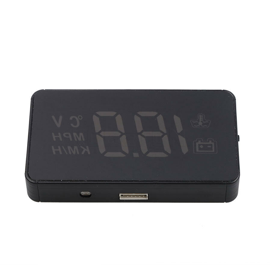Car OBD2 HUD Overspeed Warning Windshield Projector Alarm System Head Up Display