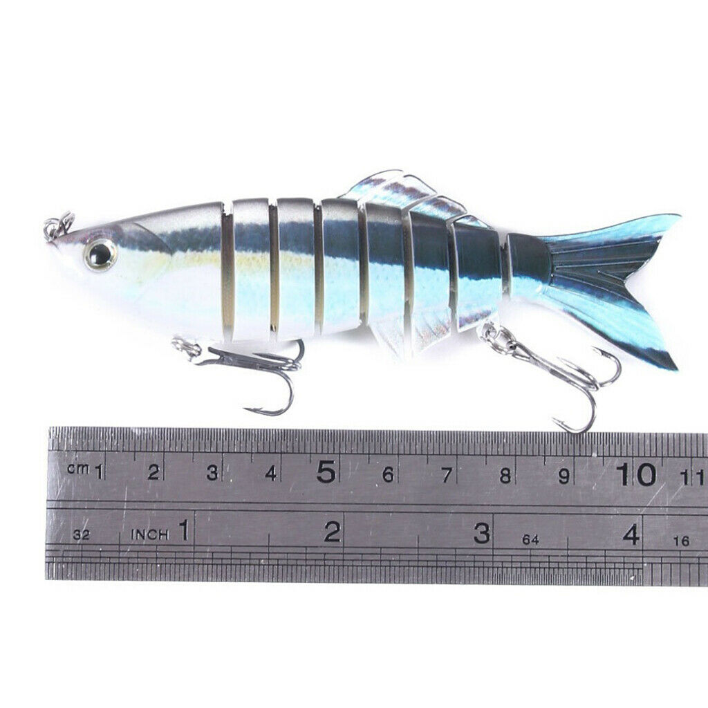 Multi Jointed Fishing Lure Bionic Bait Swimbait Lifelike Eel Tackle  Yellow