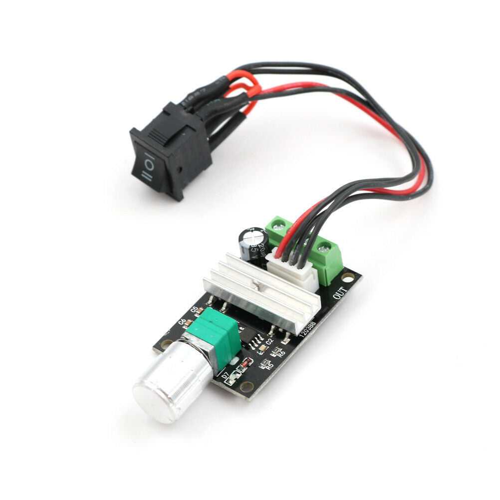 3A Reversible PWM 80W 1203BB DC Motor Speed-Controller Adjustable 6V/12V/24V/ WF