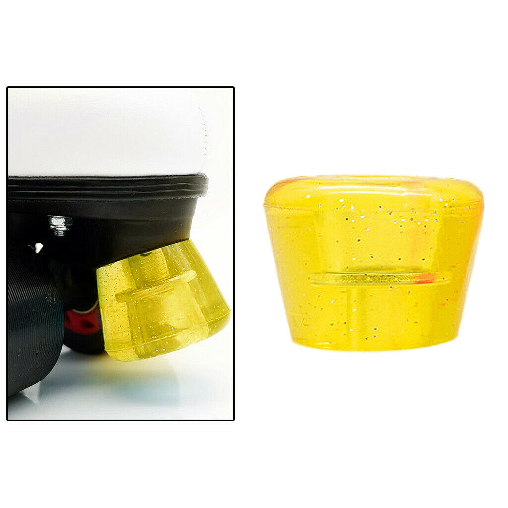2pcs Rubber Skates Top Stopper Roller Skate Brake Block Pad Blocker Skating