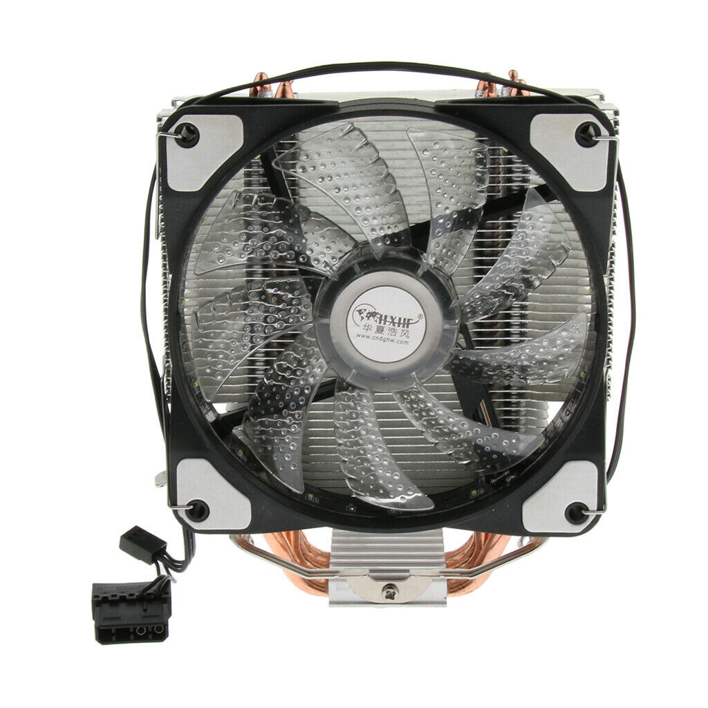 Lovoski 12cm CPU Cooling Fan Air Cooler Copper  Pipes 1500RPM for AMD#1
