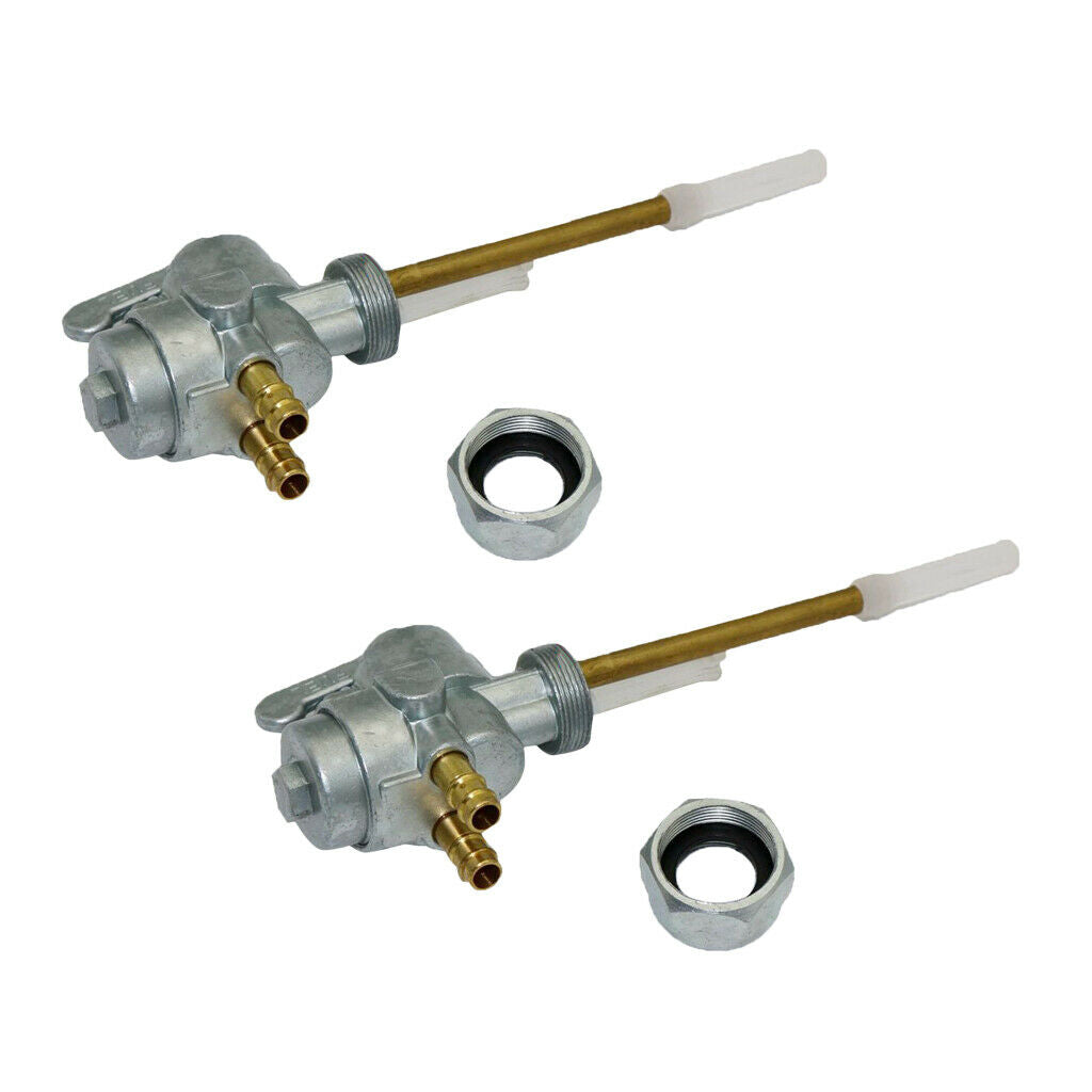 2 Set Fuel Tap Valve Petcock Switch Assembly for Kawasaki KZ900 KZ1000
