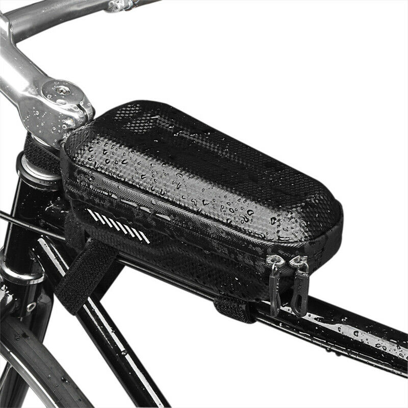 1PC Mountain Bike Bicycle Riding Hard Shell Bag Front Beam Upper Tube Waterproof