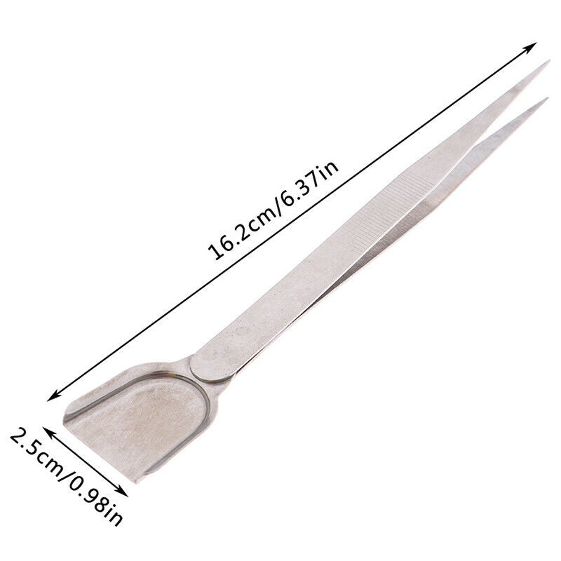 Professional Craft Jewelry Tool Tweezers With Scoop Shovel For Diamond Ge.l8