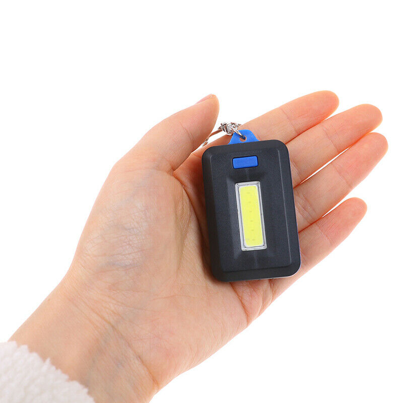 Cob flashlight keychain mini led flashlight portable outdoor emergency li.l8