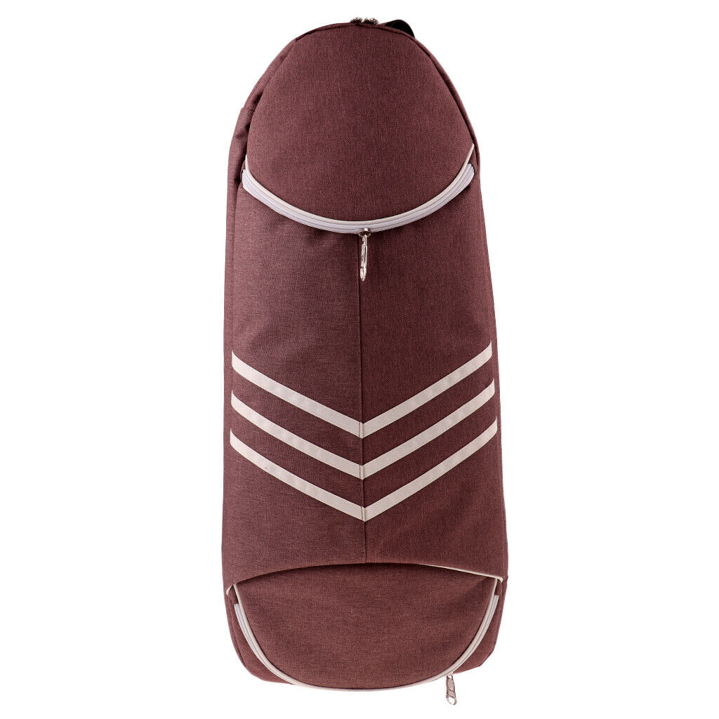 Sport Badminton Racket Bag Single Shoulder Outdoor Multi-Purpose Pack Coffee