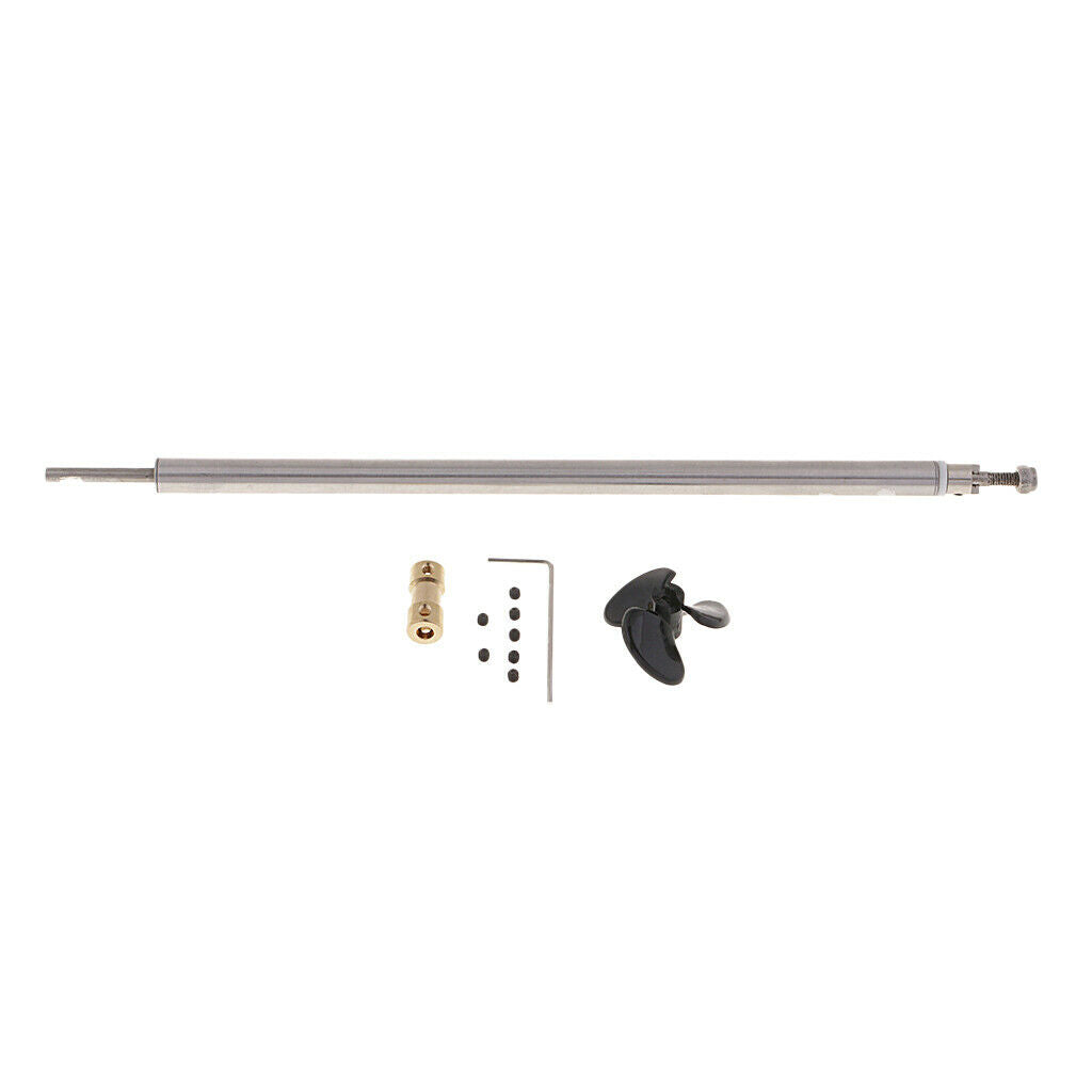 3mm RC Ship Drive Shaft+Motor Coupler+Propeller+Sleeve+Seal Set 6mm Shaft