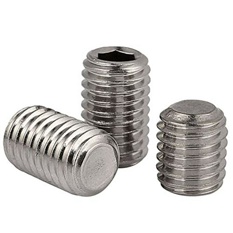 400 Pcs M5 Flat Head Stainless Steel Screw Hexagon Socket Flat Head Set Screw