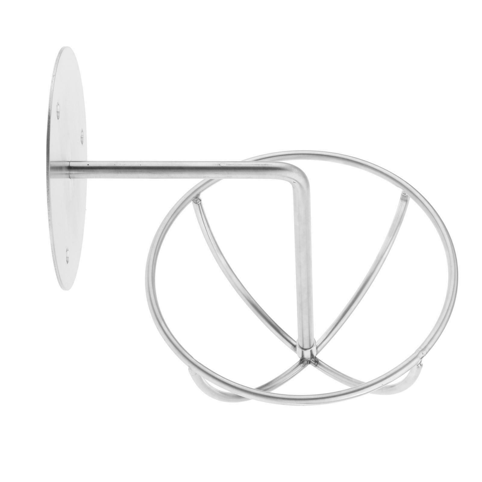 Wall Mounted Wire Stainless Metal Hat Wig Stand Display Rack Dome Shape
