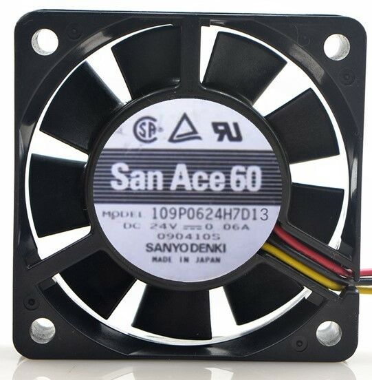 For 24V 0.06A 109P0624H7D13 109P0624H7D16 6CM inverter fan