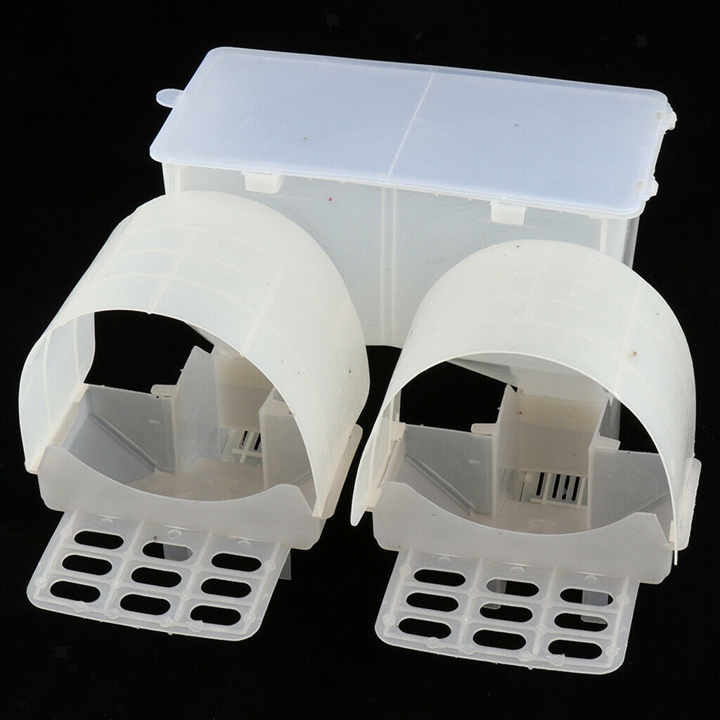 Practical Long Life Service Pigeon Supplies Double Feed Boxes Multifunction