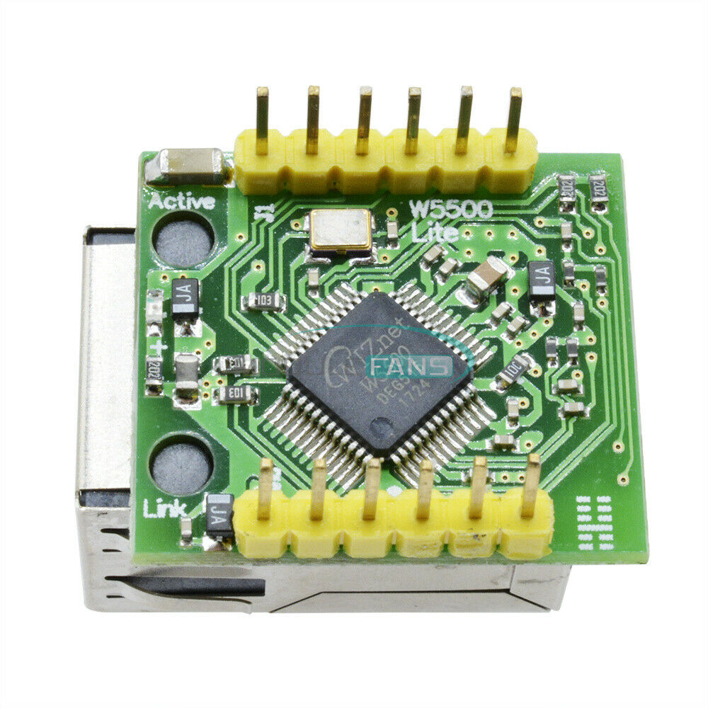 2PCS ENC28J60 W5500 Chip USR-ES1 SPI to LAN/ Ethernet Converter TCP/IP Module